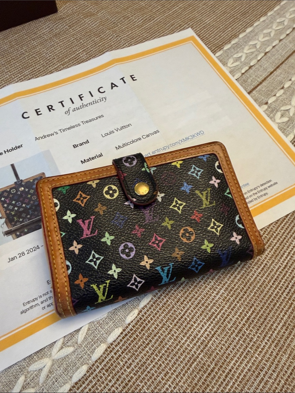 Louis Vuitton Multicolored Compact Wallet - Picture 2 of 12